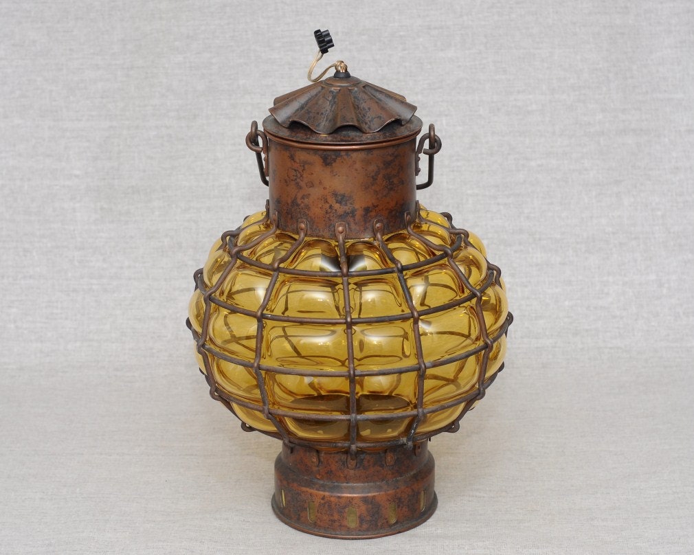 LARGE Vintage Boat Ship ANKERLICHT Lantern Light by FRBrocante