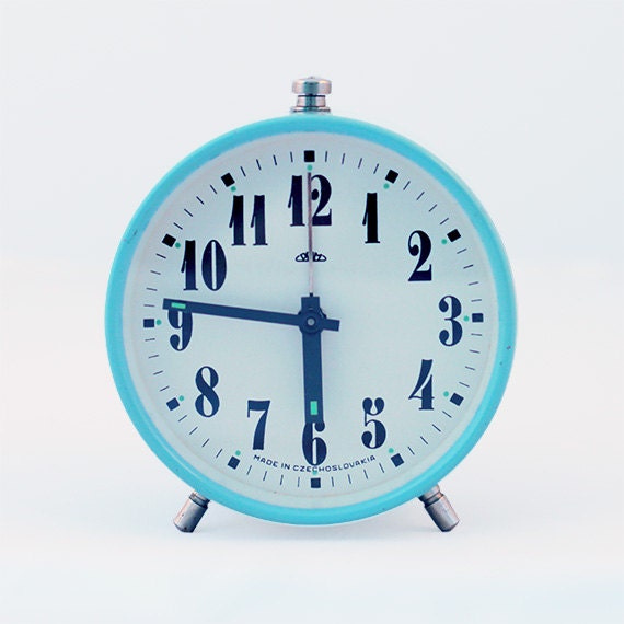 Sky Blue Alarm Clock - ProsteRzeczy