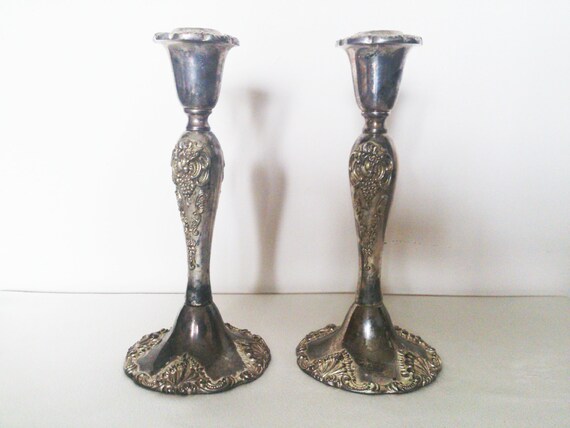Items similar to Vintage Pair of Godinger Candle Holders From Godinger