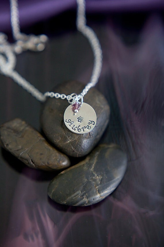 SALE Flower Girl Necklace Flower Girl Gift by DistinctlyIvy