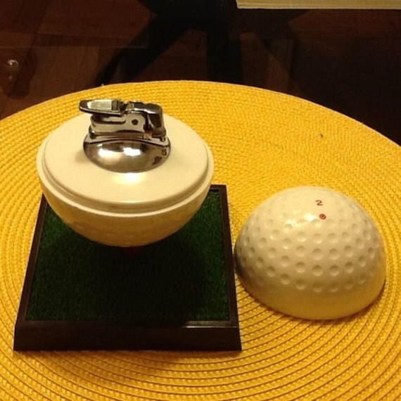 Golf Ball Table Lighter Great Man Cave Sport's by machismo on Etsy