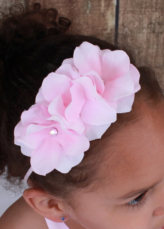 Bubble Gum Beauty - Pink - Flower Headband: Fits infant to adult - Cutie Patootie Designz Il_570xn