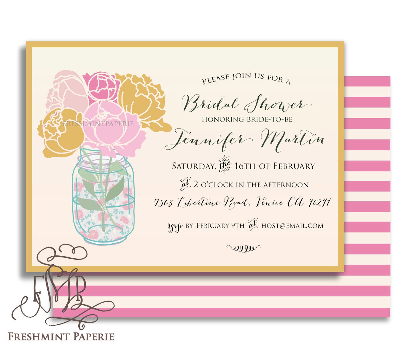 Printable Bridal Shower Invitations Etsy | items similar to printable invitations bridal shower Printable Bridal Shower Invitations Etsy | items similar to printable invitations bridal shower