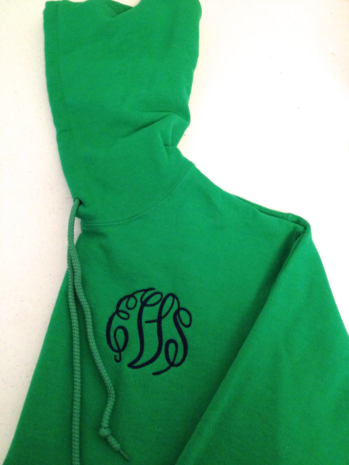 Items Similar To Monogrammed Hooded Sweatshirt On Etsy