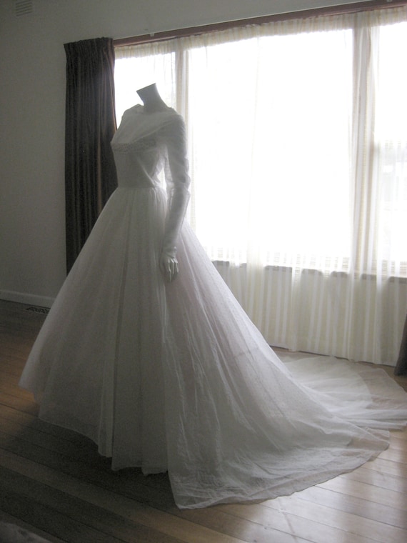Vintage 50s/60s wedding dress