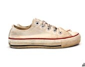 Vintage Converse "All Star" Chuck Taylor Low Tops Made in USA Sz 3.5 wo 5.5 - TheMrkt Vintage Converse "All Star" Chuck Taylor Low Tops Made in USA Sz 3.5 wo 5.5 - TheMrkt