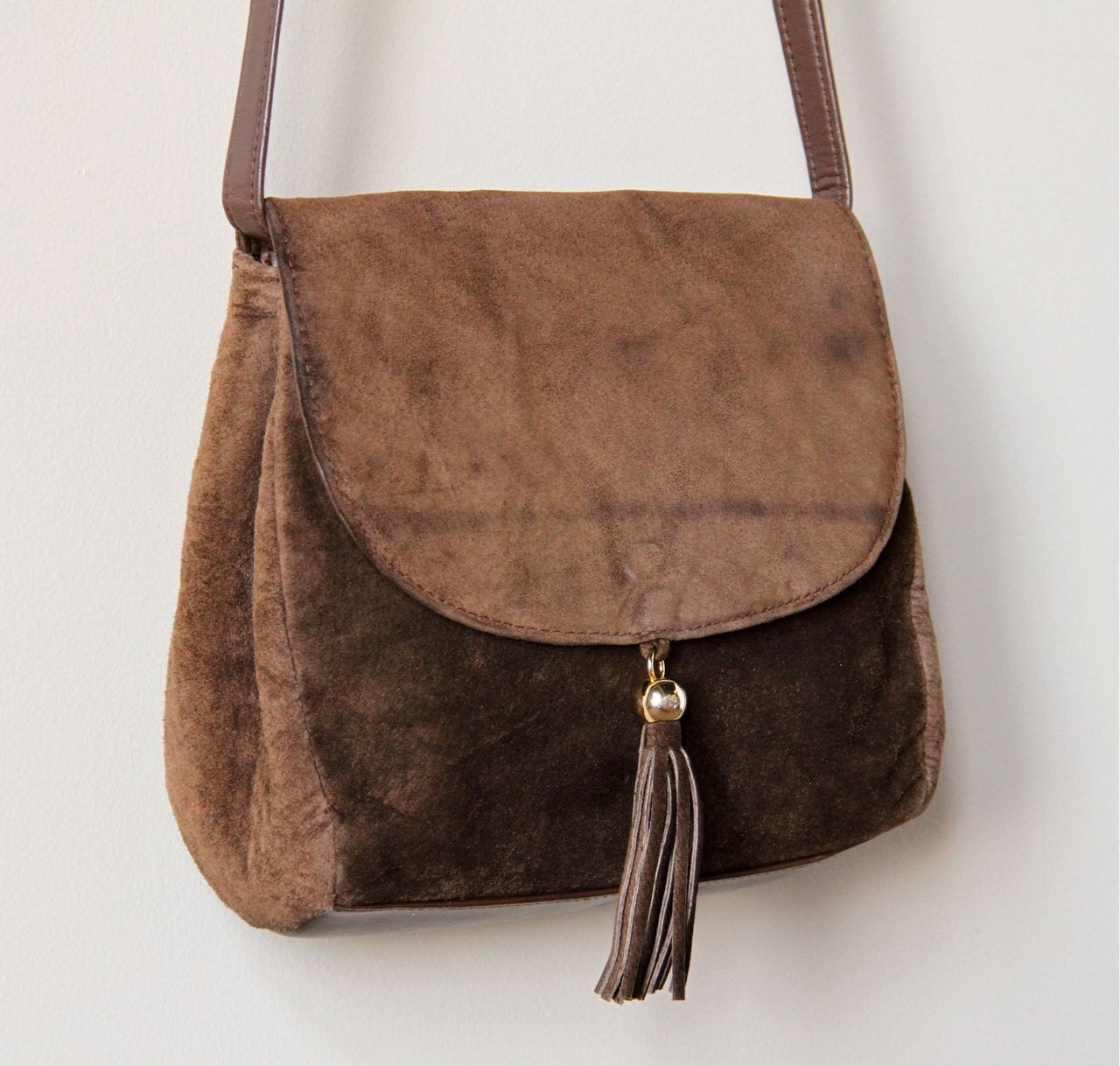 women's suede purse
