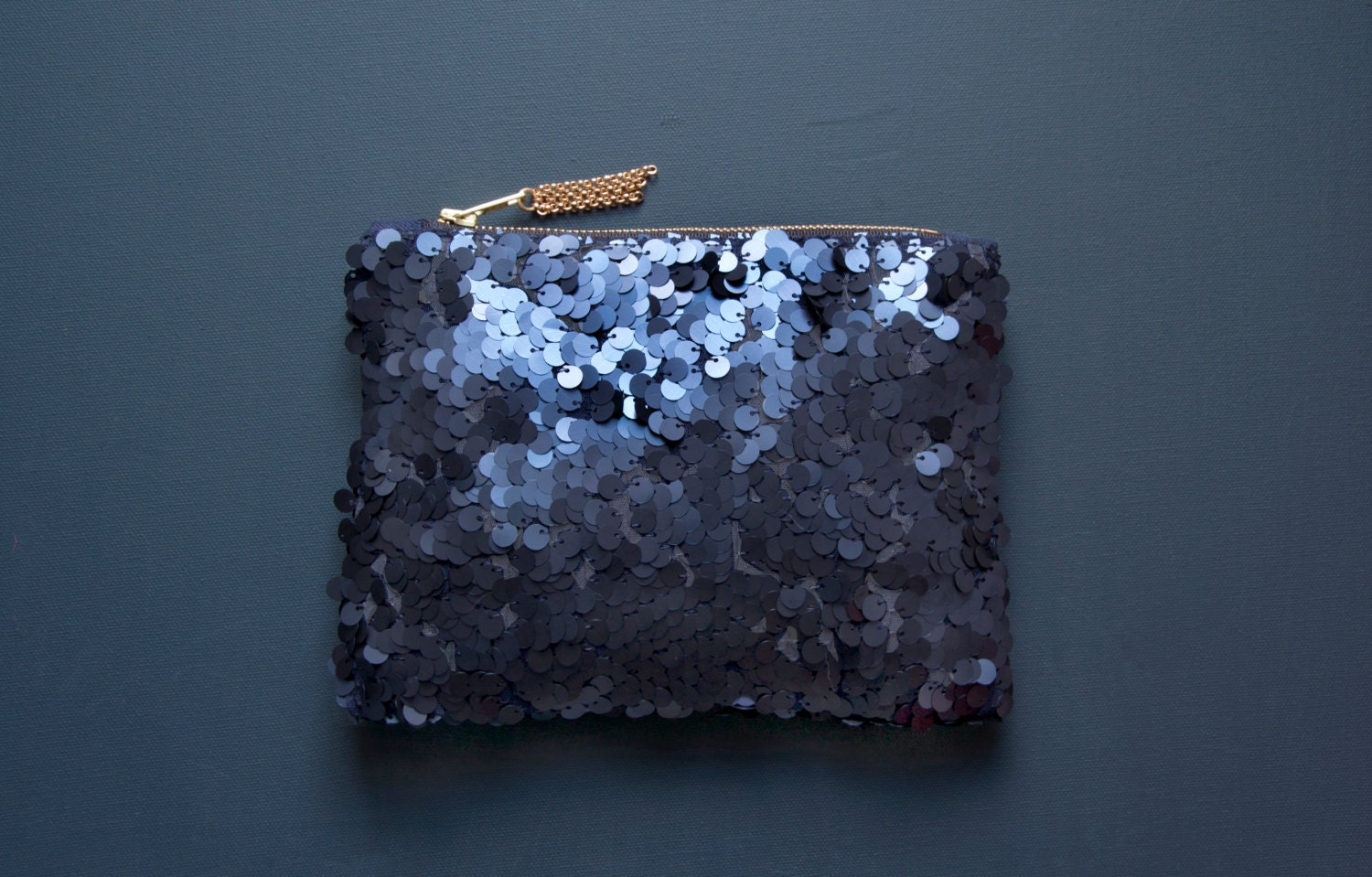 RESERVED For Kristin. INDIGO SEQUIN Clutch. Navy Blue Sequin Clutch. Wedding Clutch.