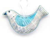 Blue and White Bird Decoration / Ornament
