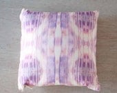 Tie-Dye Watercolor Pillow Cover with Zipper, African Violet Purple, Pillow Cover, Decorative Pillow Cover, Modern Pillow