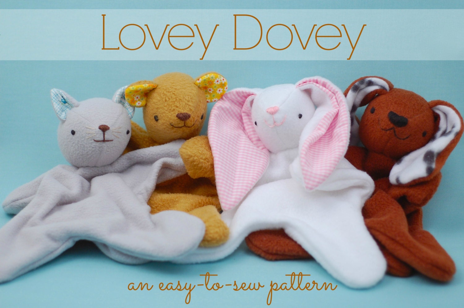 Lovey Dovey Softie - PDF Sewing Pattern