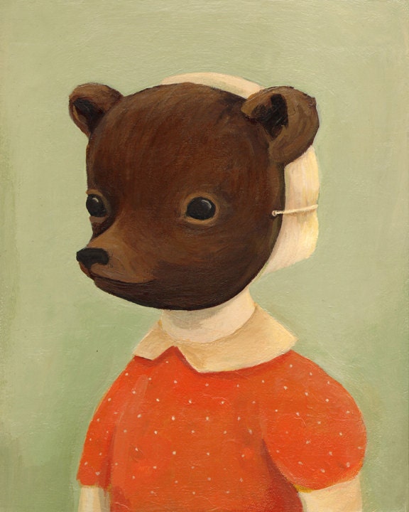 Bear Disguise Print 8x10