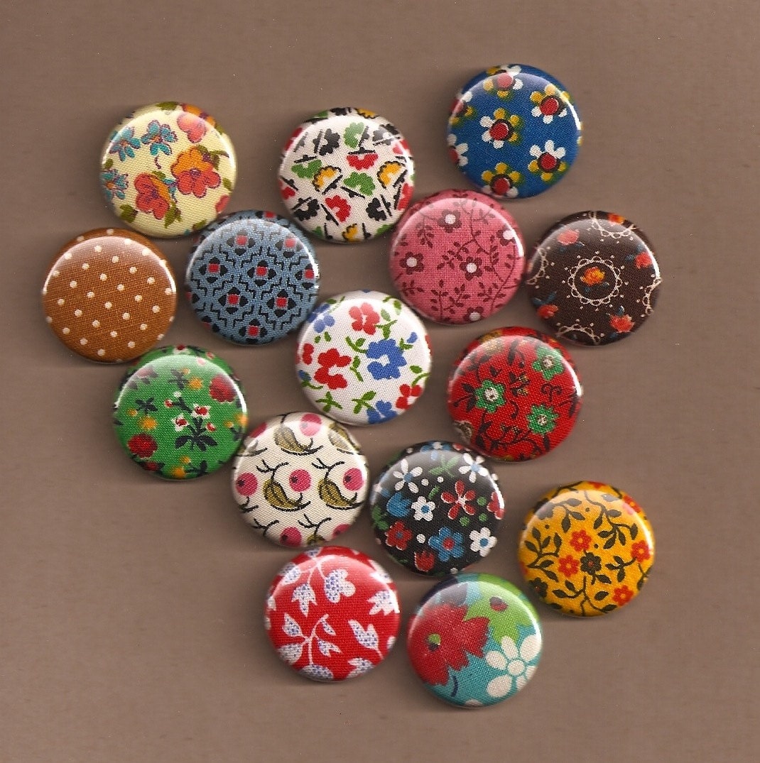 One Inch Magnets - Assortment of 15 - Compatible with Magnetic Jewelry