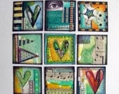 Inch Squared Artwork - 4 Hearts