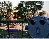 Sunset on the Ohio, Louisville, KY, Photo Print