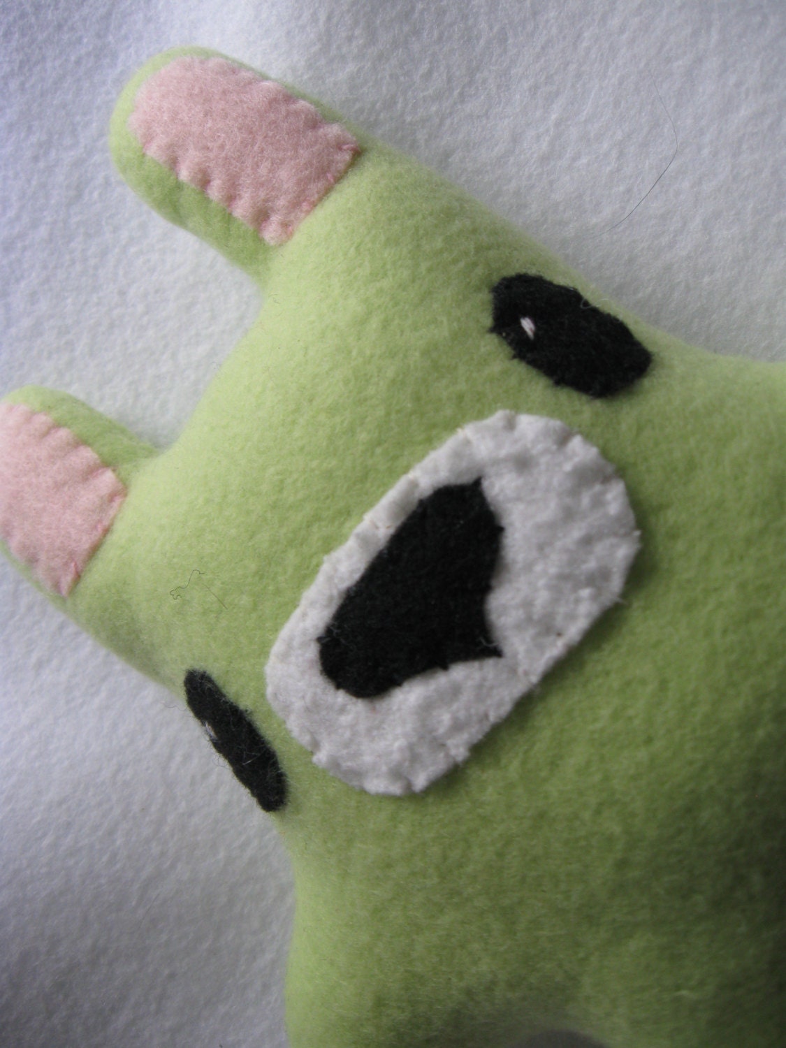 Sweet GREEN bunny rabbit for Easter
