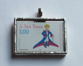 Postage Stamp Pendant - Le Petit Prince