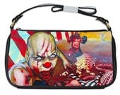 RW2 Big Top clutch purse surreal leather zombies blood red art