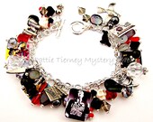 ALFRED HITCHCOCK Mystery Charm Bracelet