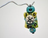Blue LucK Ceramic pendant