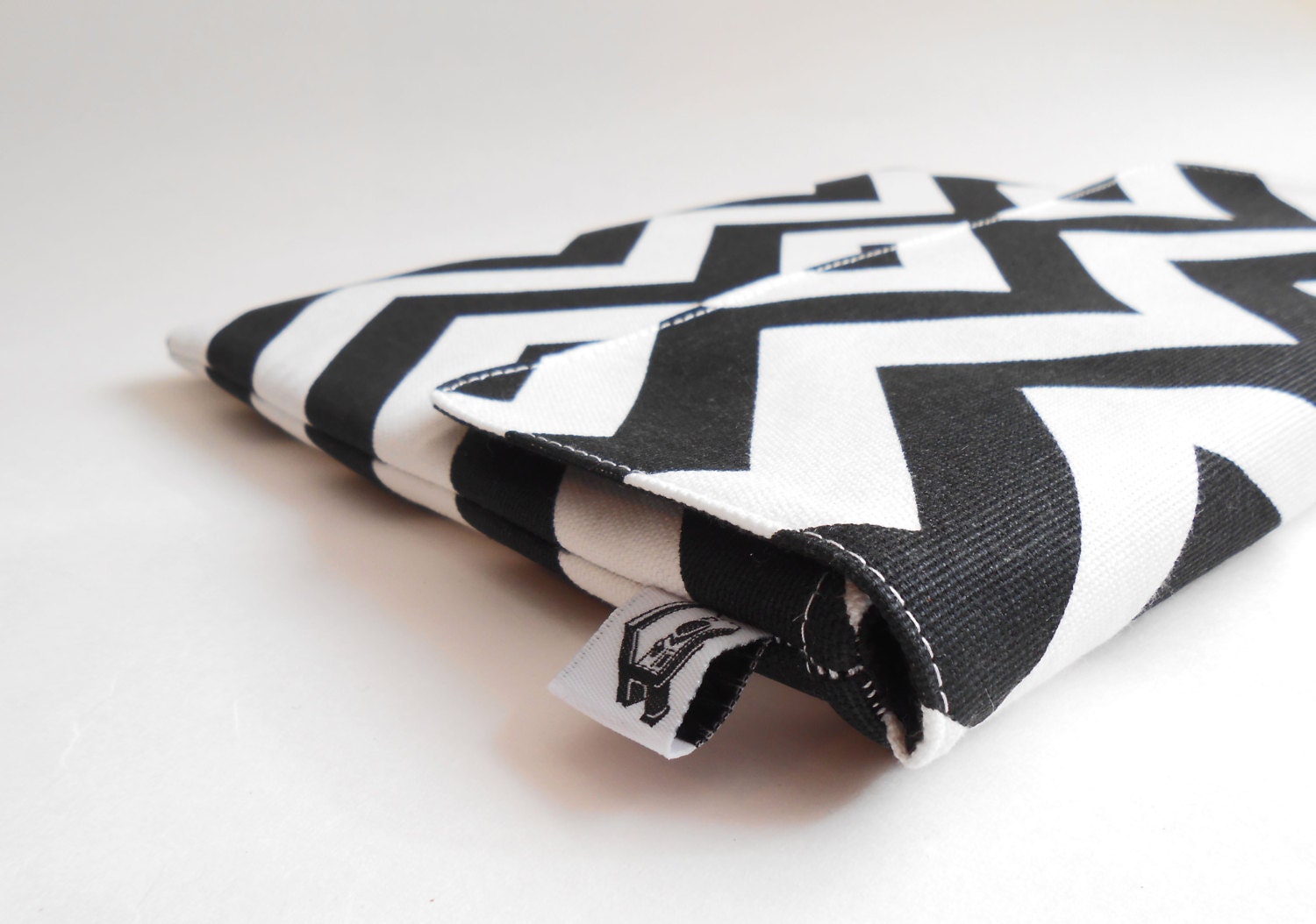 iPad Cover, Microsoft Surface Case, Nexus 10, Kindle Fire HD 8.9 - Black and white chevron - Custom Sizing Available