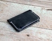Lonely Star Leather Wallet hand stitched for him or her