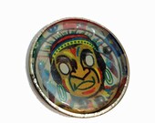SALE 1pc LITHO INDIAN Puzzle 60s Vintage Dexterity Game