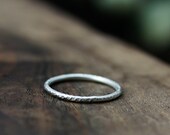 sterling silver twig ring, recycled metal, eco friendly, wedding ring, organic