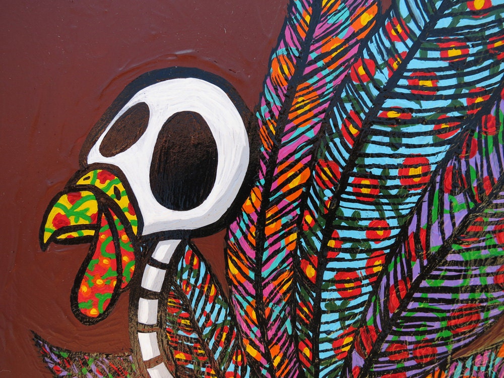El Pavo De Los Muertos Original Painting