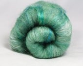 Kaleidoscope 88 soft and smooth drumcarded batt for spinning or felting- 1.8oz