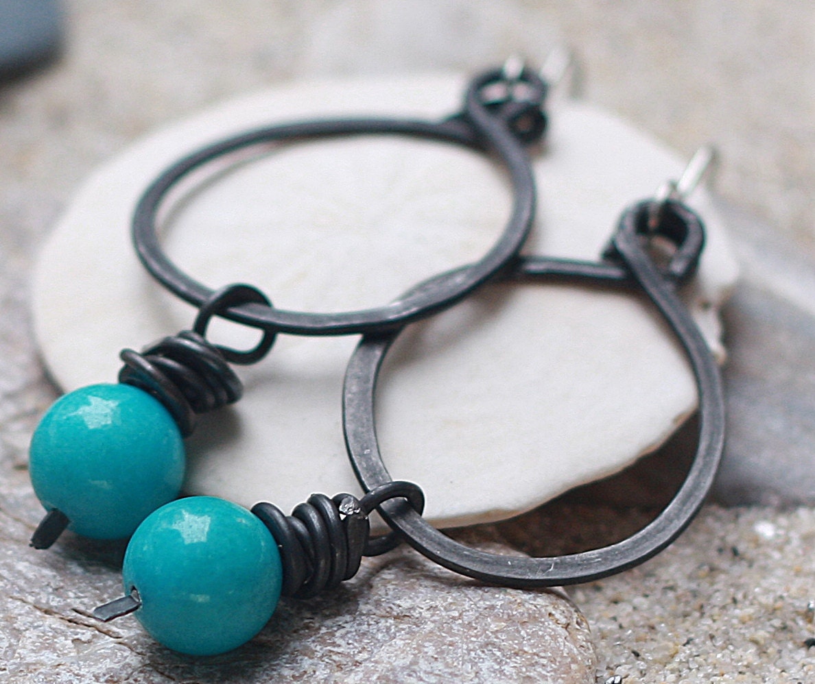 Steel Hoop Earrings Steel Wire Jewelry