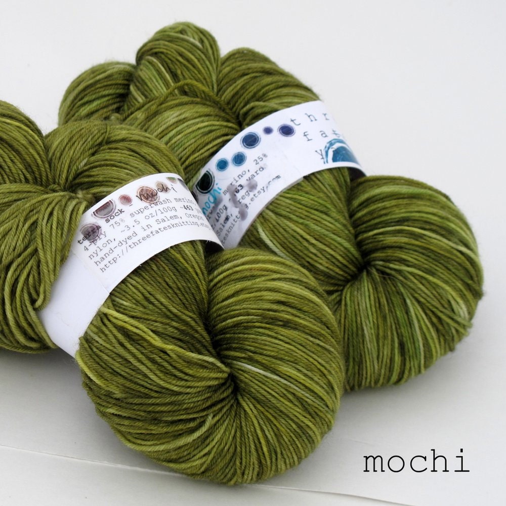 mochi - terra sock (dyed to order, in stock)