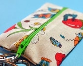 Insects & Bugs Card Case - Zip It Case/ Coin Purse - Don't Bug Me