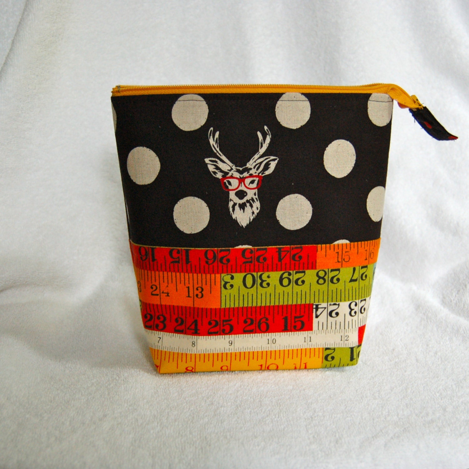 Hipster Deer Zipper Pouch