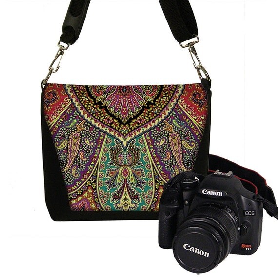 Dslr Camera Bag SMALL Camera Case Womens Mini by janinekingdesigns