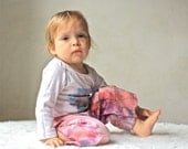 Organic Yoga Pants Bloomers in Pinks and Purples size 6Months, 12Months, 2, 3, 4, 5, 6