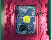 Dichroic Blossom in Hot Pink Mosaic