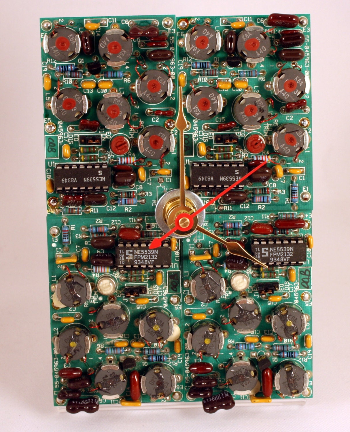 Computer Circuit Board Desk Clock