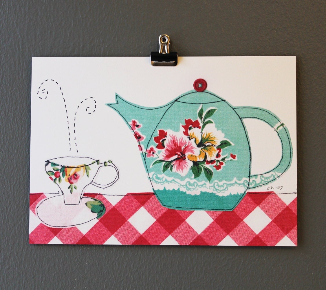 Tea please - art print