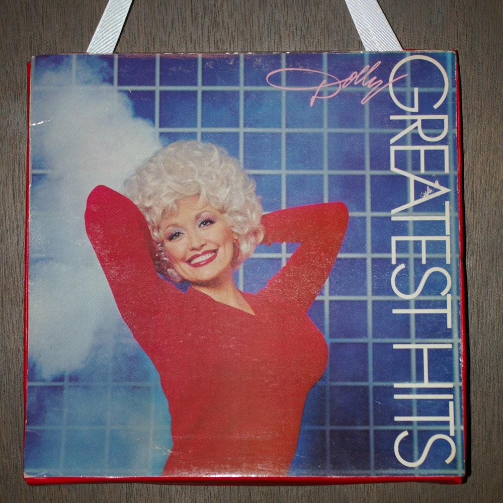 Record Album Sleeve Tote Bag Purse Dolly Parton