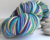 Self-Striping Knitting Yarn Hand Dyed Superwash Merino Wool 430yds - Millefiori