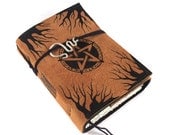 Grimoire, Spellbook, Handmade Leather Journal, Fantasy, Medieval