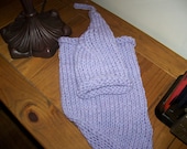 Newborn Pea Pod Cocoon  Photo Prop Lavender
