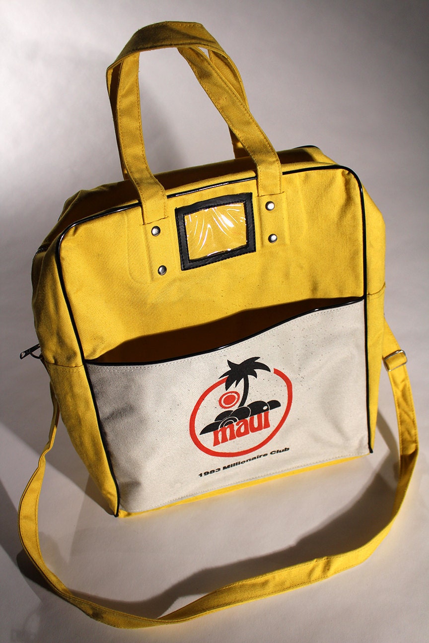 Vintage 1983 Maui Millionaire Club Carry On Bag