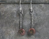 Petite Mixed Metal Dangle Earrings