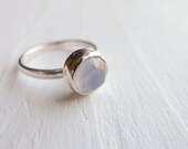 Sky Blue Dreams - Chalcedony Gemstone Ring