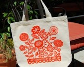 Cotton Canvas Garden Tote