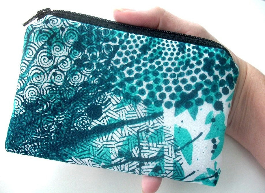 Wild Rye Coin Purse Eco Friendly Padded Little Zipper Pouch