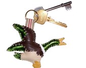 Flying Duck Brooch