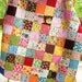 Patchwork Baby Quilt Cherry on Top and Love U fabrics